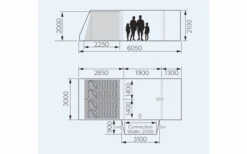 Dometic Rarotonga DA FTT 401 AIR LH Inflatable Driveaway Awning 3 M Model Left -Dyers Online 707762 4801544