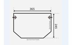 Dometic Pop AIR Pro 365 Inflatable Awning For Caravan