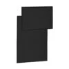 Dometic RM3762 Refrigerator Upper & Lower Brushed Black Raised Door Panel Set -Dyers Online 89181h
