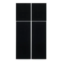 Dometic Elite 2+2 Refrigerator RM1350/RME1350 Black Acrylic Door Panel Set