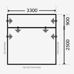 Dometic Rally Air Pro 330 Drive Away Awning -Dyers Online Dometic Rally 330 driveaway DA dimensions 78105.1640181378