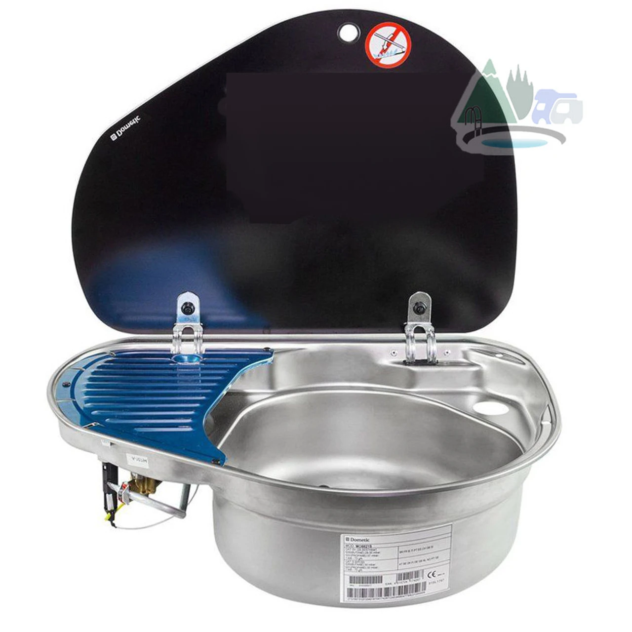 Dometic Smev 8821 Sink & Hob Combination GAZ Installation Kit For Campervan Caravan + Template 4 Dometic Smev 8821 Sink & Hob Combination GAZ Installation Kit For Campervan Caravan + Template - Image 2
