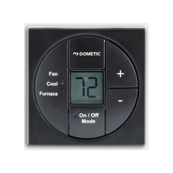 Dometic Black Single Zone LCD Thermostat Fan/Cool/Furnace Only 3 Dometic Black Single Zone LCD Thermostat Fan/Cool/Furnace Only